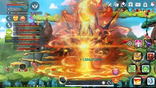 MapleStory M  FirePoison Mage V cores Mopping skills amp Hyper skills [upl. by Sefton505]