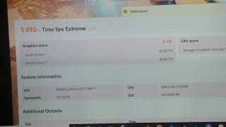 Time Spy Extreme benchmark score [upl. by Alia]