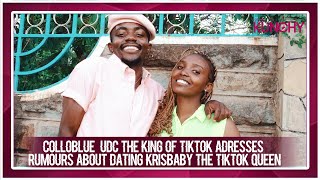 COLLOBLUEUDC THE KING OF TIKTOK DENIES EVER DATING KRISBABY HIS DANCE PARTNER THE QUEEN OF TIKTOK [upl. by Eecak448]