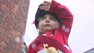 Coldstream Guard Makes Little Boys Birthday Wish Come True  Forces TV [upl. by Azerila248]