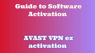 AVAST VPN Installation StepbyStep Tutorial [upl. by Akiemaj105]