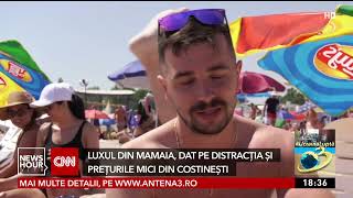 Staţiunea Tineretului plină de turişti Diferenţele de preţuri dintre Costineşti şi Mamaia [upl. by Norrehc988]