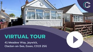 Virtual Tour  41 Meadow Way Jaywick ClactononSea Essex CO15 2SG [upl. by Haswell]