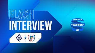 FLASH INTERVIEW  FC PAMPILHOSA vs SC ESMORIZ J2 [upl. by Anitsirhc]