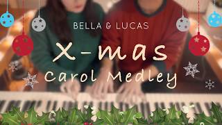 🎅🏻🎄Carol Medley🎅🏻🎄  4hands piano [upl. by Dlarrej942]