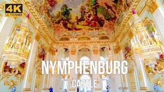 Nymphenburg Palace in 4K 60fps  Munich  Germany  🇩🇪 [upl. by Cock]