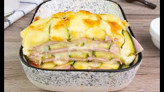 Parmigiana bianca di zucchine la variante leggera e deliziosa [upl. by Aimas342]