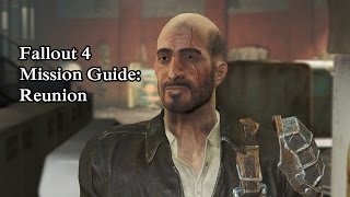 How to Fallout 4 Mission Guide Reunion  Part 1  Kellog Gameplay Full Story Mission [upl. by Hobard]