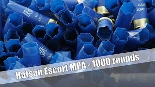 Shooting the Hatsan Escort MPA  1000 rounds torture test [upl. by Ardnuahsal71]