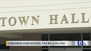 Chili clerk fielding concerns over school tax bill [upl. by Plantagenet]