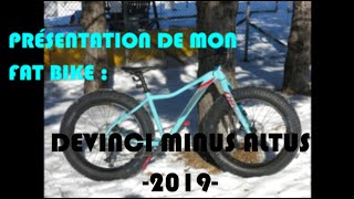 Fat Bike  Mon Devinci Minus Altus 2019 [upl. by Imerej]