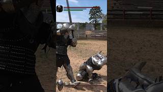 Knight DODGE ROLLS in Full Armor buhurt darksouls medieval [upl. by Osi]