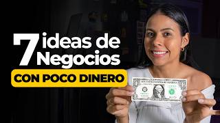 7 NEGOCIOS RENTABLES CON POCO DINERO 😱 [upl. by Ylsew155]