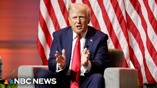 Trump speaks at Black journalists conference and makes controversial comments about Harris [upl. by Novick]