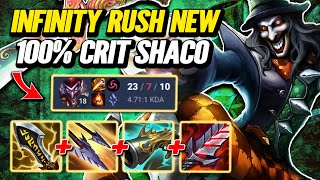 New Oneshot Shaco Build for S14 Split 2 League of Legends Full Gameplay  Infernal Shaco [upl. by Ermine529]