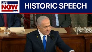 WATCH IN FULL Netanyahu addresses joint session of Congress  LiveNOW from FOX [upl. by Assin]