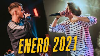 Las MEJORES RIMAS del MES de ENERO 2021  Batallas de Gallos Freestyle Rap [upl. by Anicnarf109]