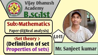 Lt011Bsc1stpaper2real Analysis Set theory definition of set [upl. by Imerej]