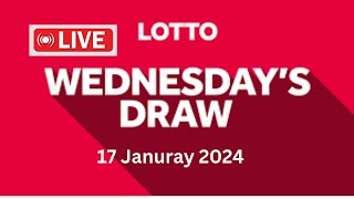 The National Lottery Lotto draw live results form Wednesday tonight 17 January 2024  lotto live [upl. by Edelstein]