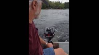 Gamefisher 12 HP outboard motor [upl. by Eenwat254]