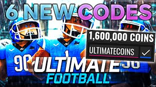 NEW WORKING ALL CODES FOR Ultimate Football IN 2024 AUGUST ROBLOX Ultimate Football CODES [upl. by Tinor]