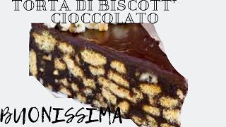 Torta di Biscotti e Cioccolatosenza Cottura [upl. by Bradwell]