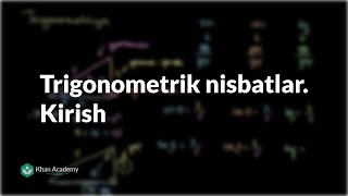 Trigonometrik nisbatlar Kirish  Trigonometriya [upl. by Uy]