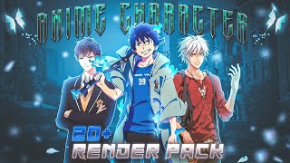 AMAZING 😍 ANIME Character PNG PackAnime Render Pack HD [upl. by Roslyn]