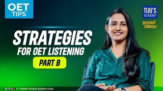 Strategies of OET Listening Part B  OET Tips [upl. by Tabib249]