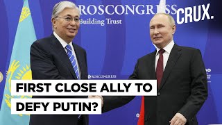 Kazakhstan Refuses To Toe Russia’s Line On Proxy States l Is Putin Losing Influence In Central Asia [upl. by Epilihp]