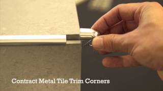 Pro Tile Trim Corners Plastic and Metal [upl. by Flanigan]