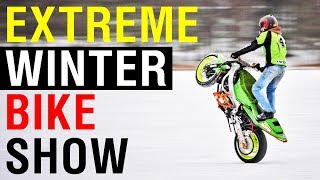 Hot extreme winter bikers show [upl. by Urian]