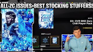 ALL ZERO CHILL ISSUES AND BEST STOCKING STUFFERS TO UPGRADE IN MADDEN 25 [upl. by Hammad]