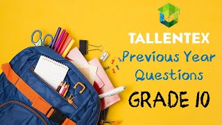 TALLENTEX by ALLEN  Previous Year Questions with Detailed Explanation  Grade 10  Science and Math [upl. by Bhayani]