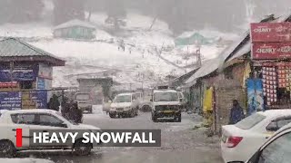 Kargil Drass Suru Valley Receive Heavy Snowfall NH1D Closed for Traffic [upl. by Yedorb]