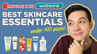 BEST Skincare Essentials sa MERCURY at WATSONS UNDER P400  Jan Angelo [upl. by Yelnikcm]