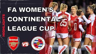 Highlights  Arsenal vs Reading  FA Womens Continental League Cup 24012024 [upl. by Davidde859]