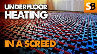 getting floor ready for liquid concrete under floor heating [upl. by Macknair]