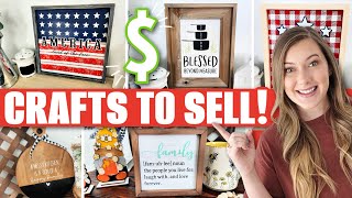 How To Make Crafts To SELL  Bring In Income While Crafting no power tools needed [upl. by Neetsirhc147]