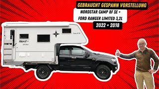 Expeditionsmobil Ford Ranger Flatbed 2018 mit Nordstar Camp 8 F SE Wohnkabine aus 2022 [upl. by Yttig844]