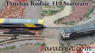 Pruebas de rodaje locomotora 319 de Startrain Mercancías y Continental [upl. by Nakah]