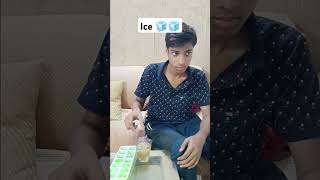 Baraf idhar girti hai shorts reels comedy funny ice wine sharabi viralvideo drink [upl. by Olethea]