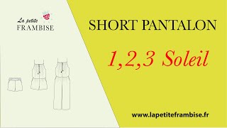 Tutoriel couture pantalon short 123 Soleil [upl. by Koeninger]