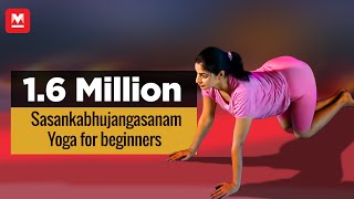 Sasankabhujangasanam  Yoga for beginners by Yamini Sharma  Health Benefits  Manorama Online [upl. by Latsyrc]