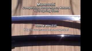 Munetoshi Competition Performance Katana 1075  Review [upl. by Eclud]