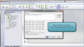 CLCD Calculation In Solidworks 2012  Part 3 Airfoil Simulation Setup [upl. by Nytsirt]