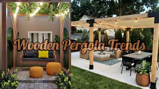 Wooden Pergola Design Ideas amp Outdoor Garden Trends 2024 [upl. by Amalee]