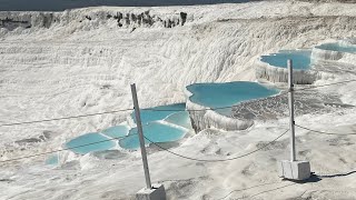 Pamukkale Travertenleri  Pamukkale Travertines [upl. by Johnsten]