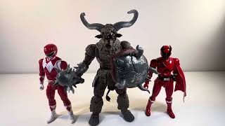 Hasbro Power Rangers Lightning Collection Mighty Minotaur Review [upl. by Enitsenrae]