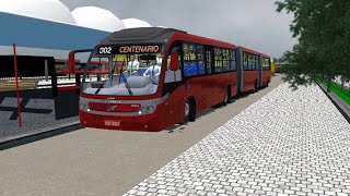 Neobus Mega BRT B12M Volvo Biarticulado Curitiba  Proton Bus fase 3 [upl. by Jb297]